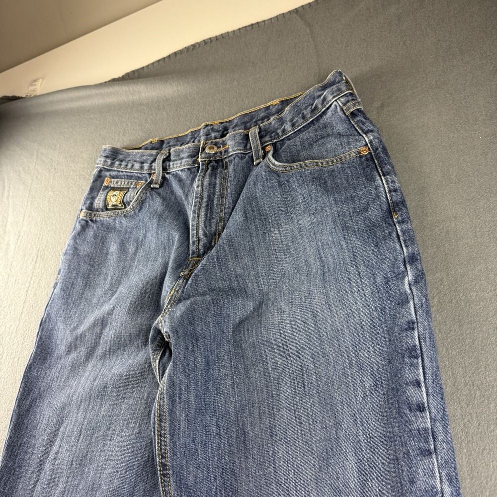 Cinch Jeans Men's 32x33* Blue Black Label Relaxed Fit Tapered Loose Light Wash